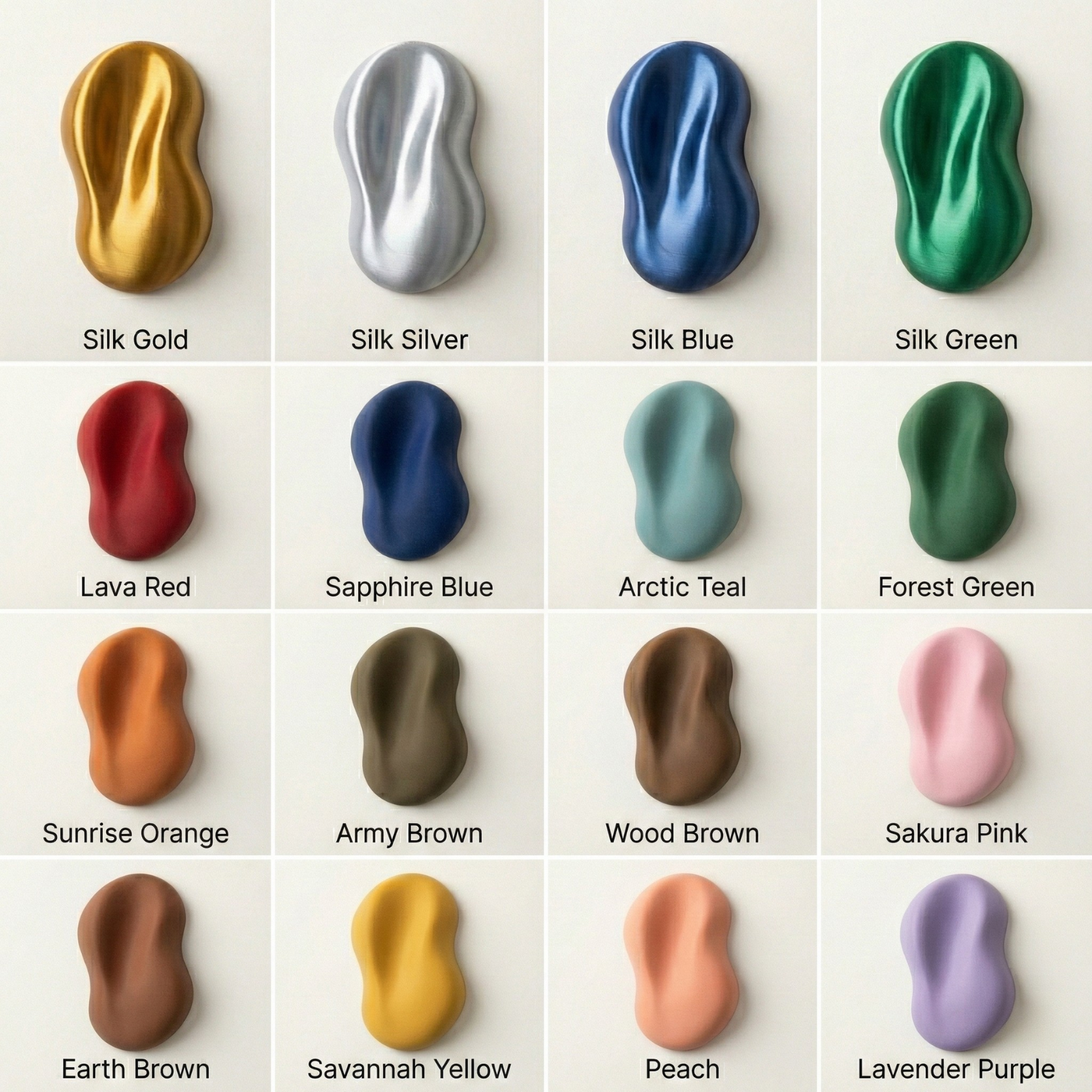 Personlig Cake Topper Monogram – M & M (Silk Gold) - Bild 2