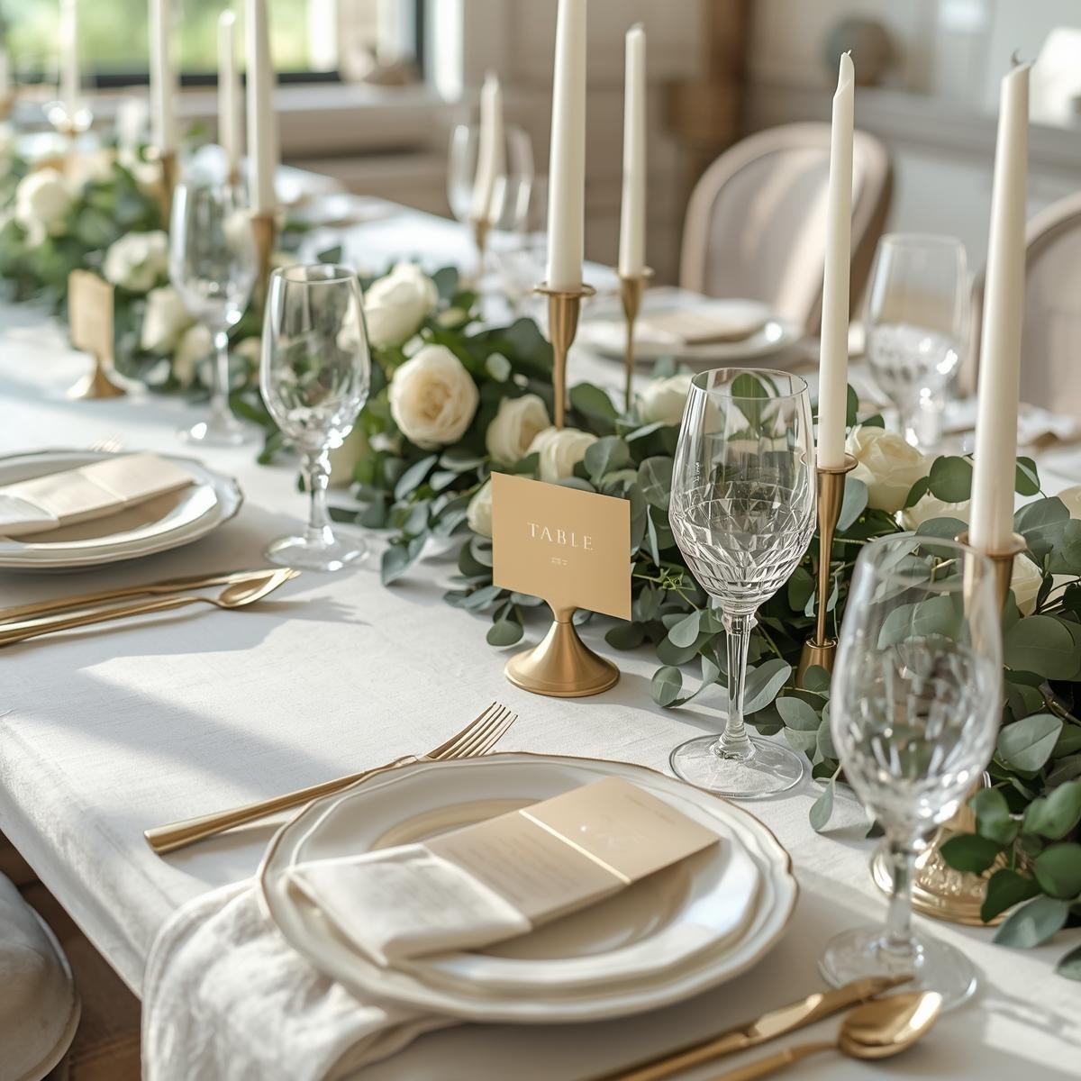 Exklusiva bröllopsdekorationer och personliga placeringskort i 3D-print.